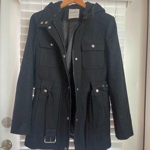 Winter Coat w/Faux Fur Trim